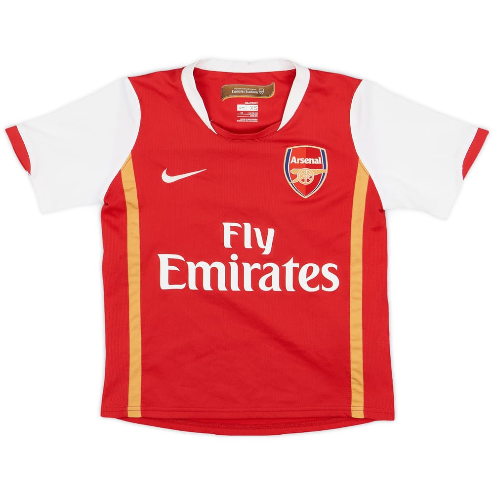 2006-08 Arsenal Home Shirt - 8/10 - (6-8 Years)