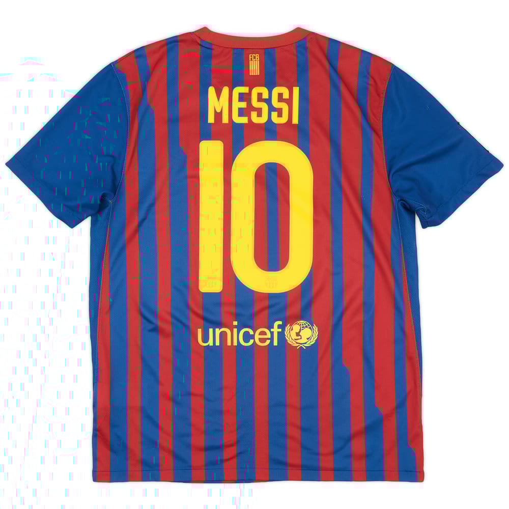 2011-12 Barcelona Home Shirt Messi #10 - 8/10 - (L)