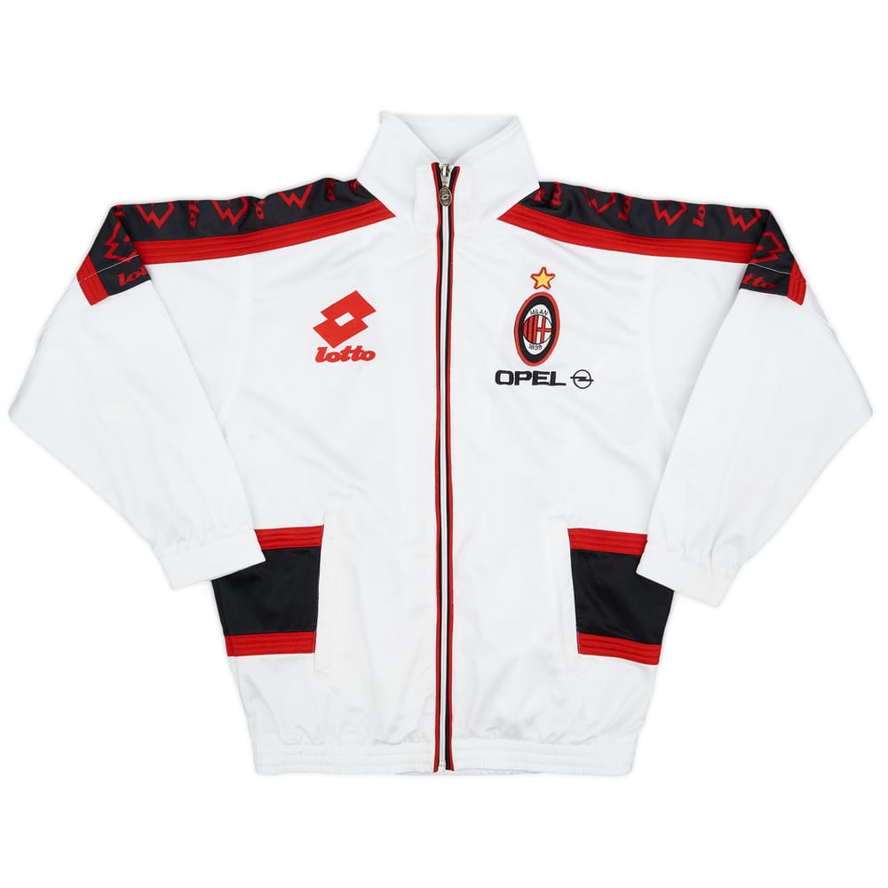 1995-96 AC Milan Lotto Track Jacket - 9/10 - (XXL.Boys)