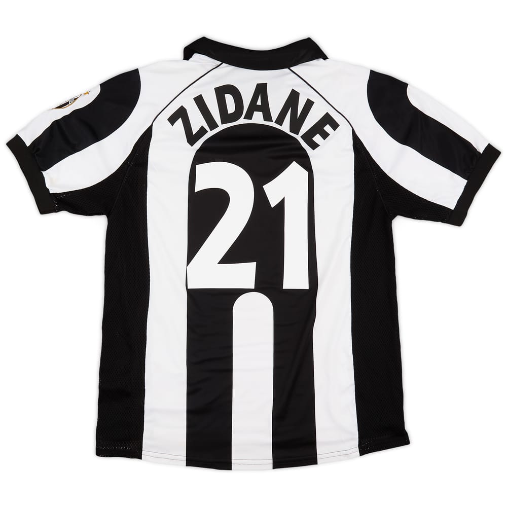 1997-98 Juventus Centenary Home Shirt Zidane #21 - 8/10 - (XL)