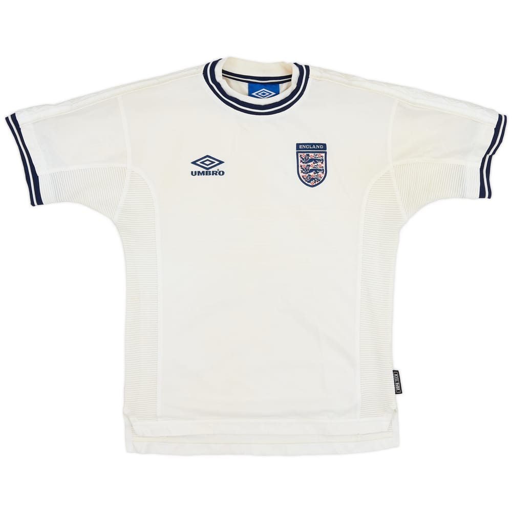 1999-01 England Home Shirt - 5/10 - (L.Boys)