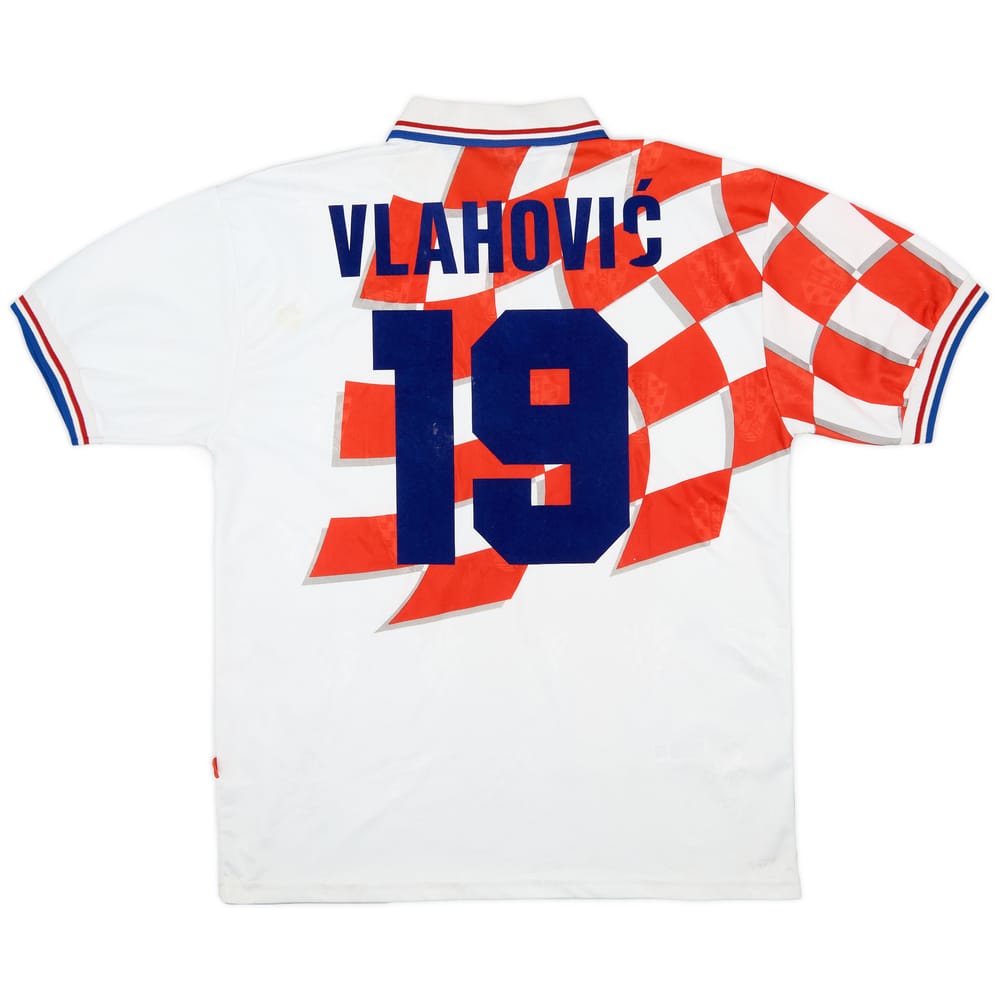 1998-01 Croatia Home Shirt Vlahovic #19 - 5/10 - (L)