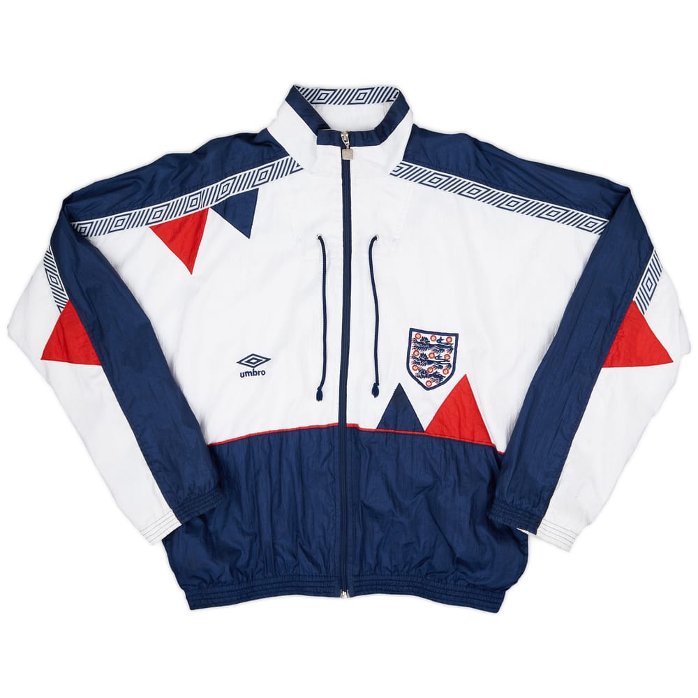 1990-92 England Umbro Track Jacket - 9/10 - (XXL)