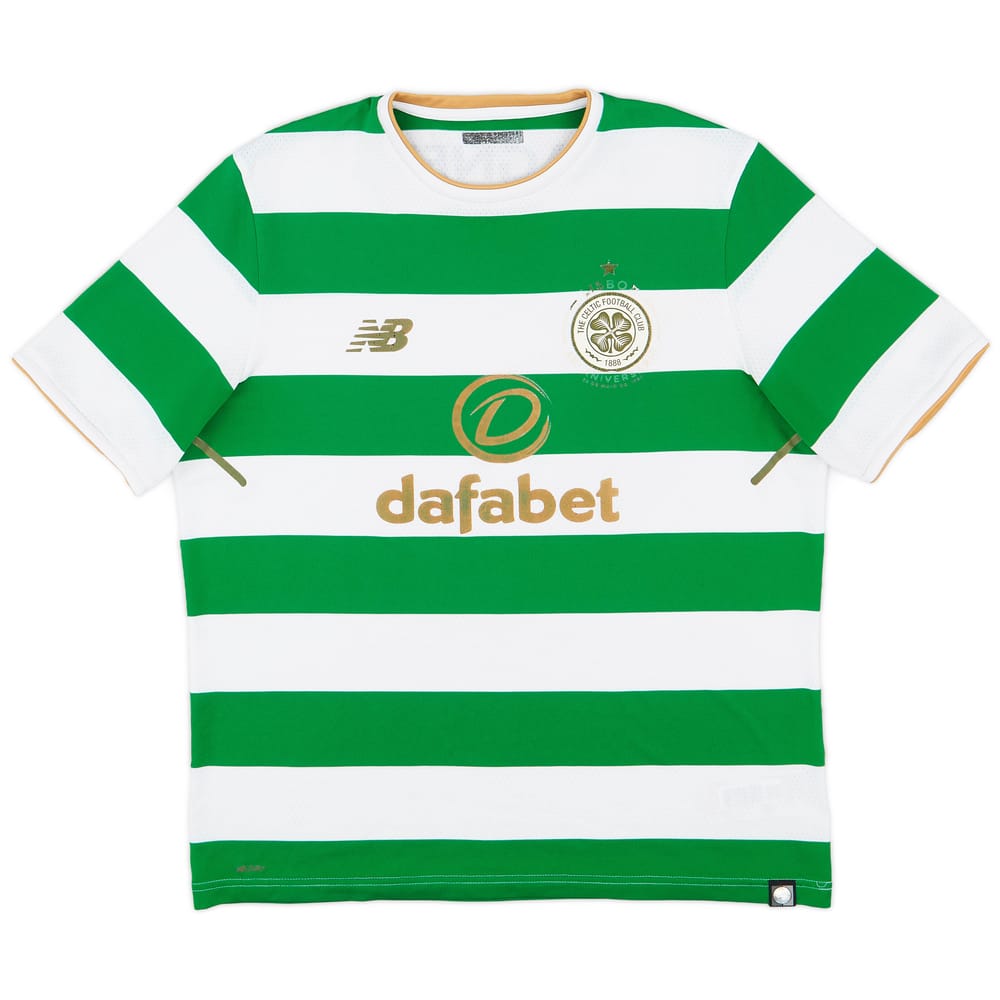 2017-18 Celtic 'Lisbon Lions 50th Anniversary' Home Shirt - 4/10 - (L)