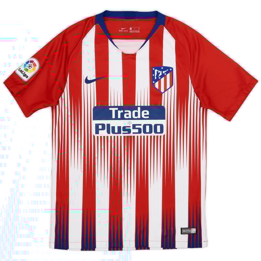 2018-19 Atletico Madrid Home Shirt - 9/10 - (S)