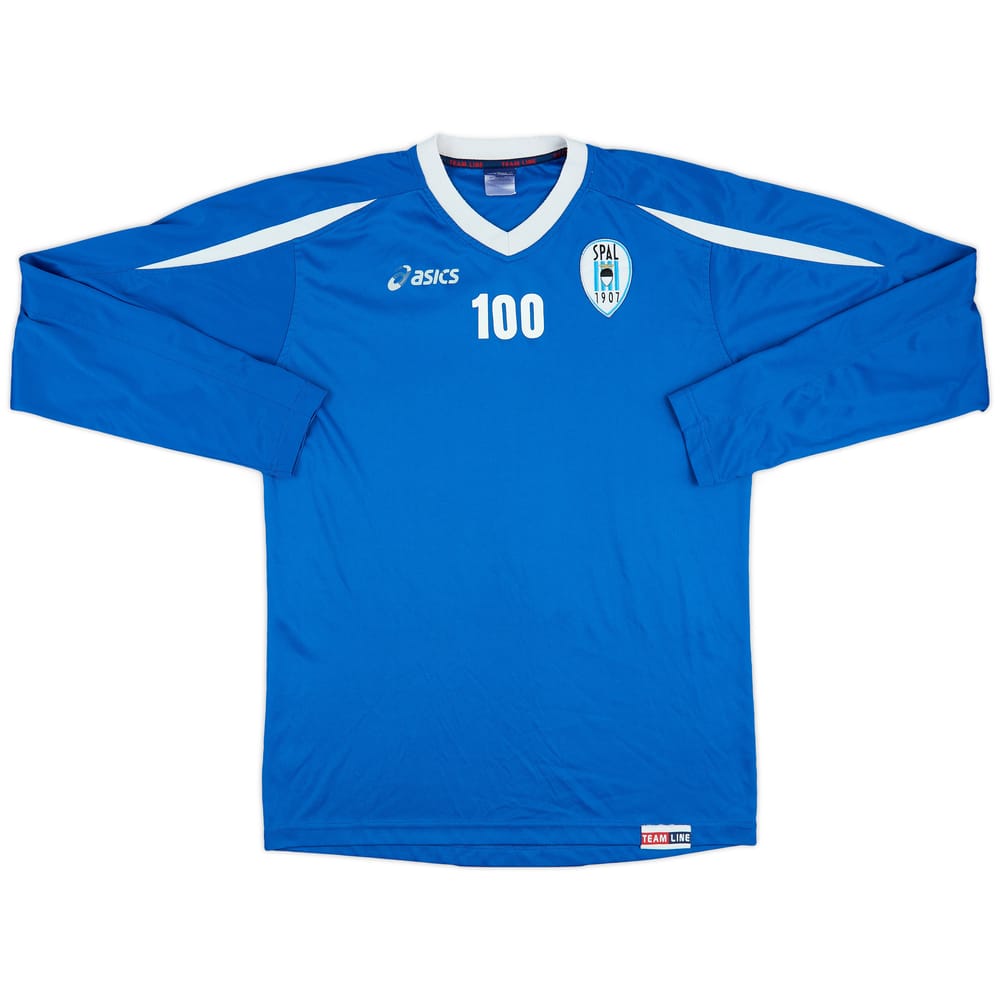 2009-10 Spal Asics Player Issue Training L/S Shirt #100 - 5/10 - (M)