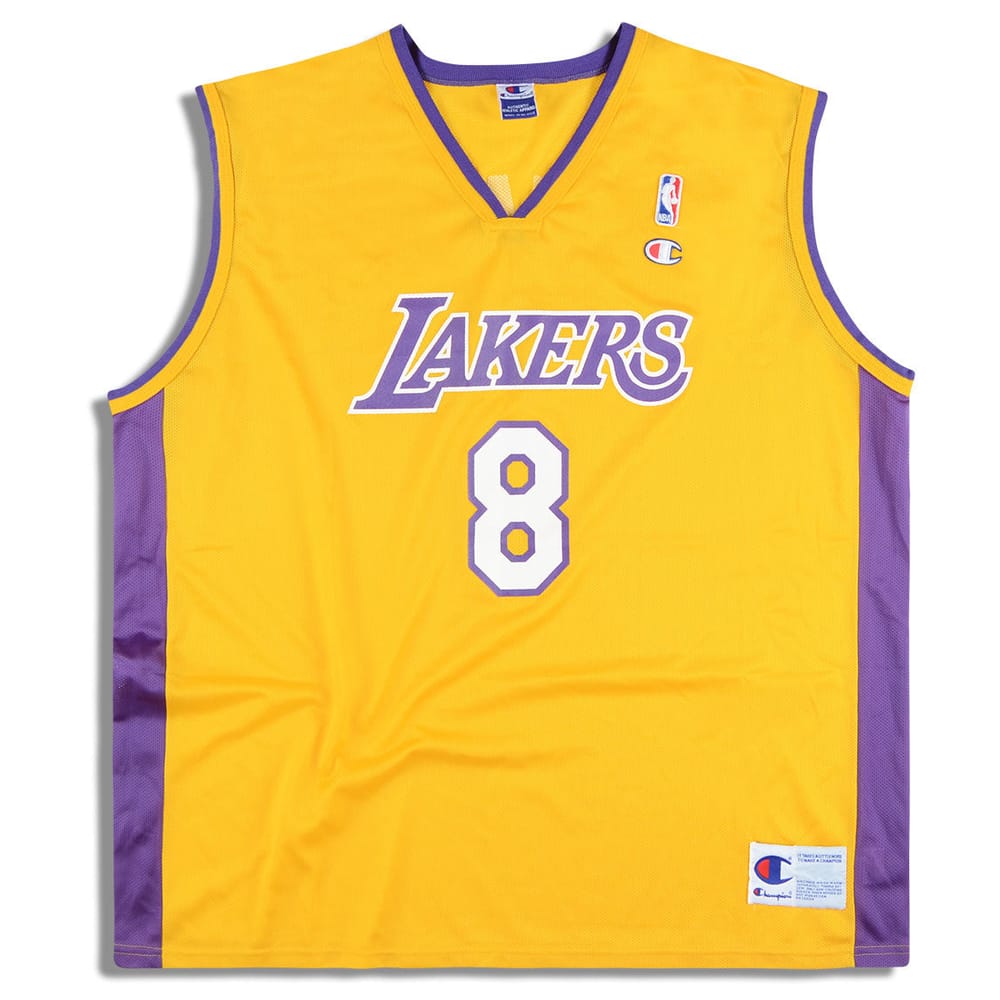 1999-02 LA Lakers Bryant #8 Champion Jersey (Home) XXL
