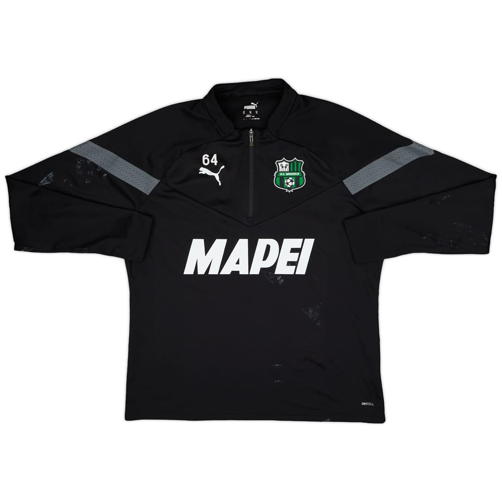 2022-23 Sassuolo Puma Player Issue 1/4 Zip Drill Top #64 - 5/10 - (XL)