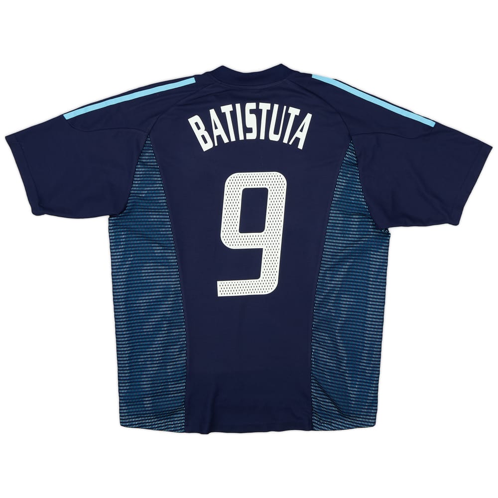 2002-04 Argentina Away Shirt Batistuta #9 - 6/10 - (L)