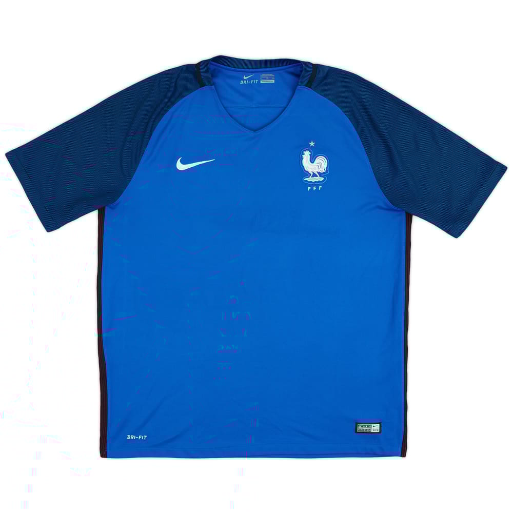 2016-17 France Home Shirt - 9/10 - (XL)