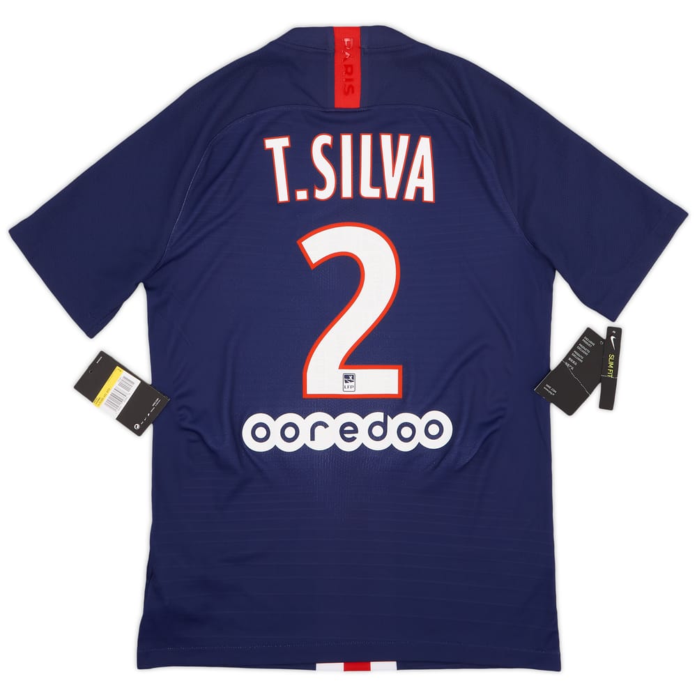 2019-20 Paris Saint-Germain Authentic Home Shirt T.Silva #2 (S)