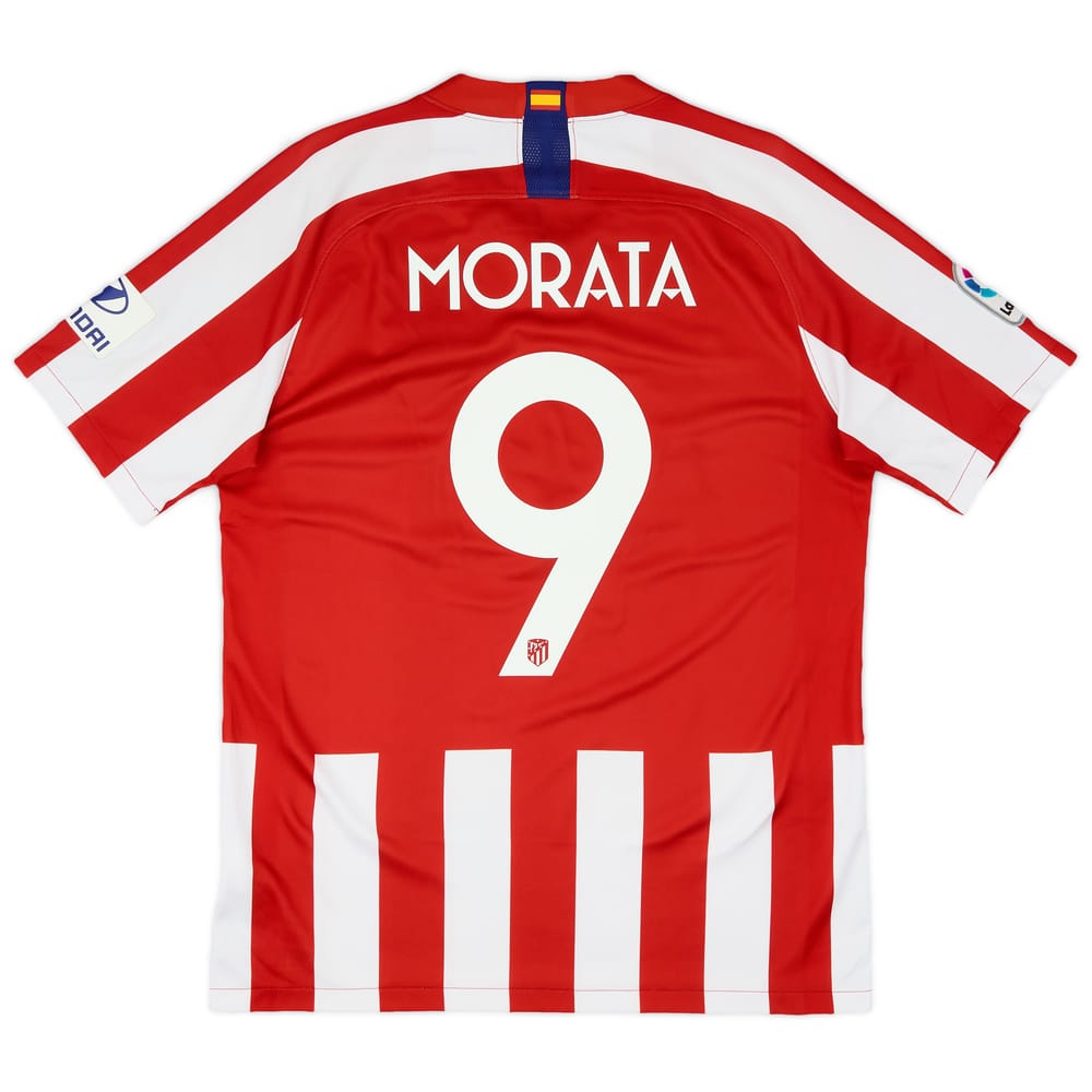 2019-20 Atletico Madrid Home Shirt Morata #9 - 9/10 - (M)