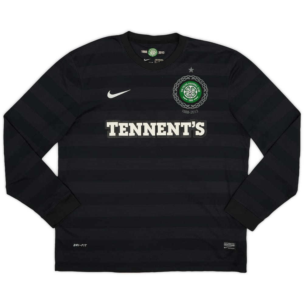 2012-13 Celtic '125th Anniversary' Away L/S Shirt - 8/10 - (XL)