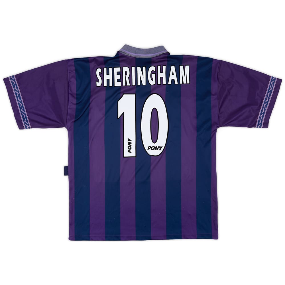 1995-97 Tottenham Away Shirt Sheringham #10 - 7/10 - (L)