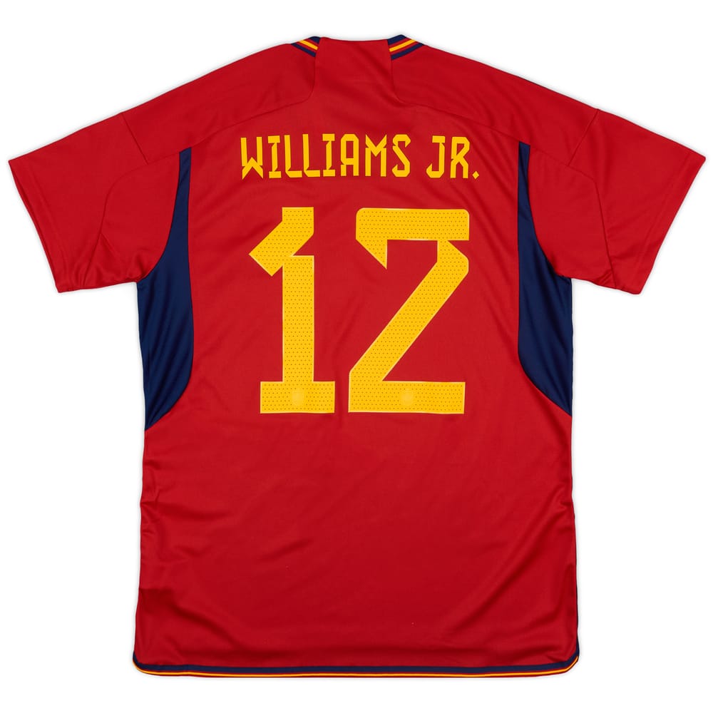 2022-23 Spain Home Shirt Williams Jr. #12