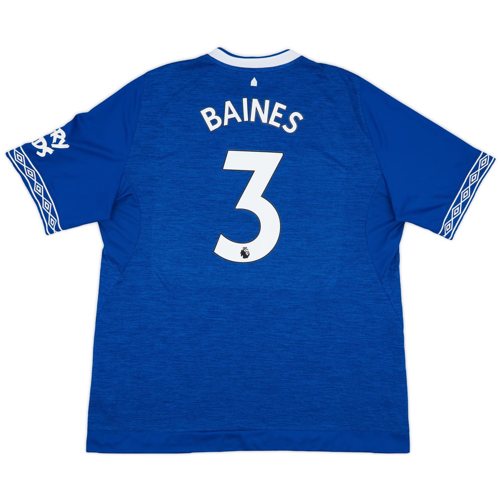 2018-19 Everton Home Shirt Baines #3 - 10/10 - (3XL)