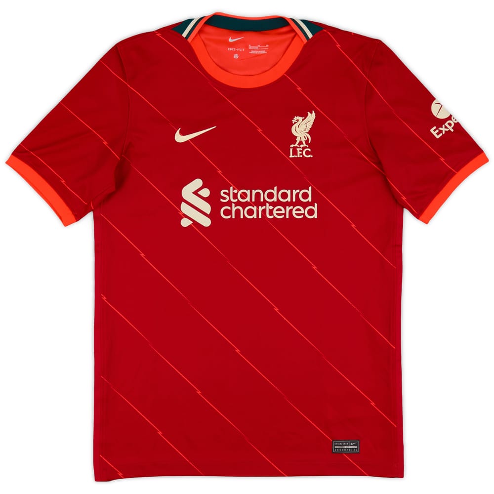 2021-22 Liverpool Home Shirt - 7/10 - (XL.Boys)