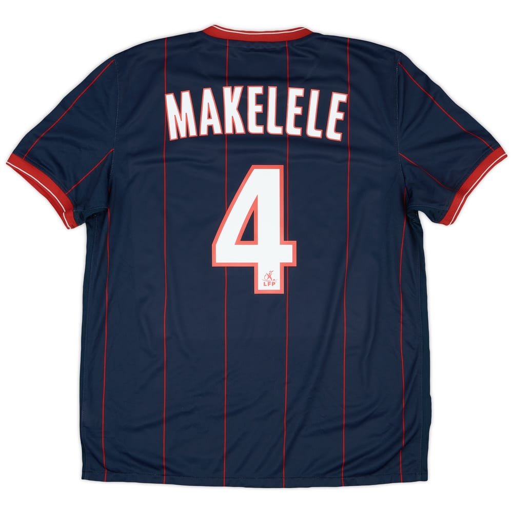 2009-10 Paris Saint-Germain Home Shirt Makelele #4 - 9/10 - (L)