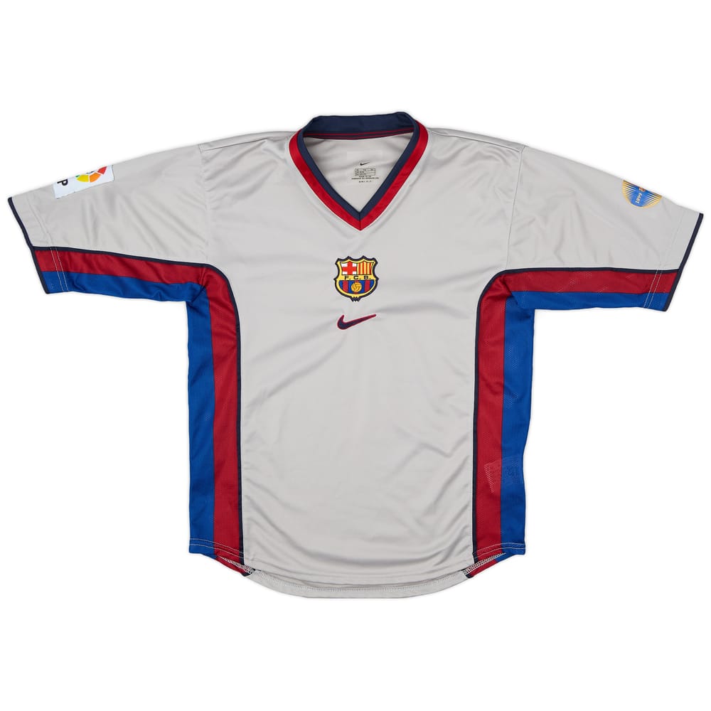 1998-01 Barcelona Away Shirt - 9/10 - (XL.Boys)