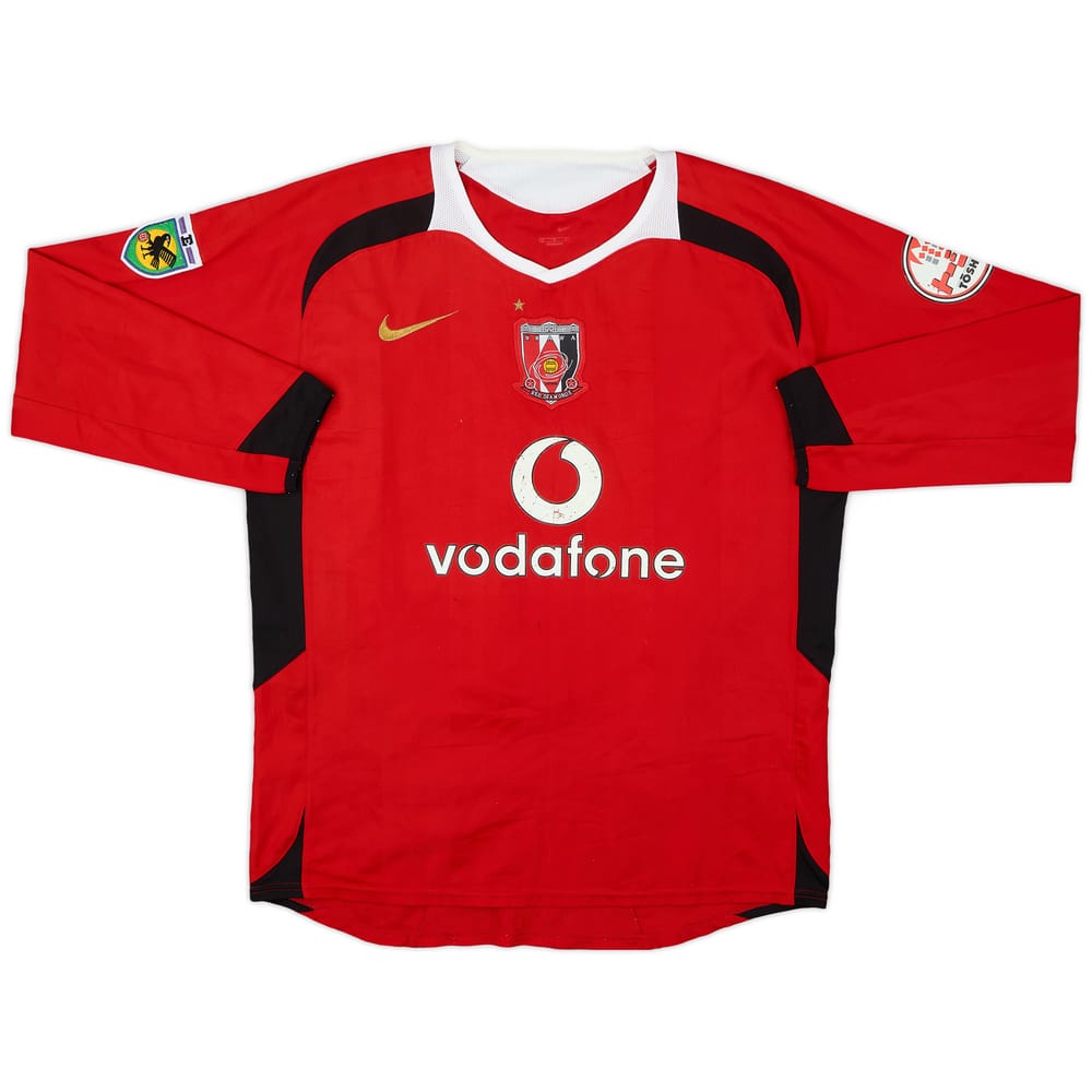 2006 Urawa Red Diamonds Signed Home L/S Shirt - 5/10 - (M)