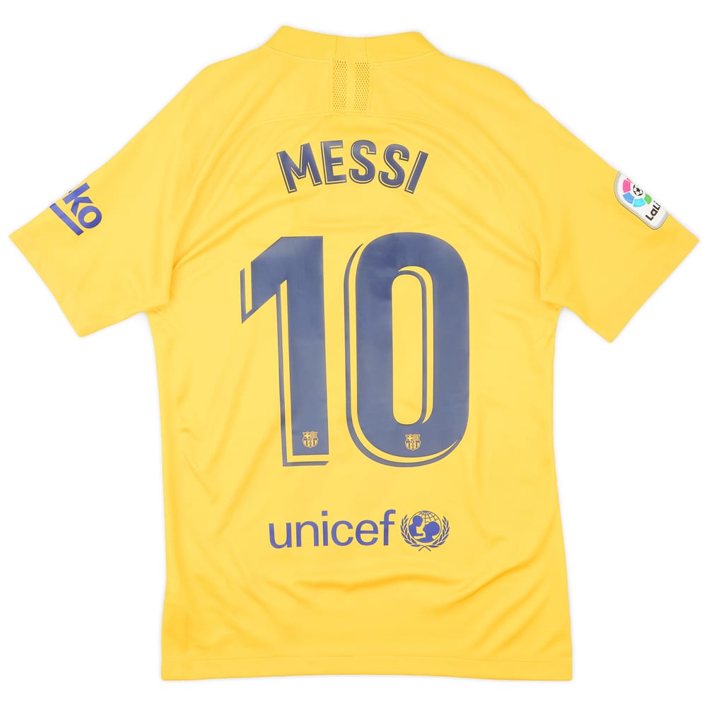 2019-20 Barcelona 'Senyera' Fourth Shirt Messi #10 - 9/10 - (S)