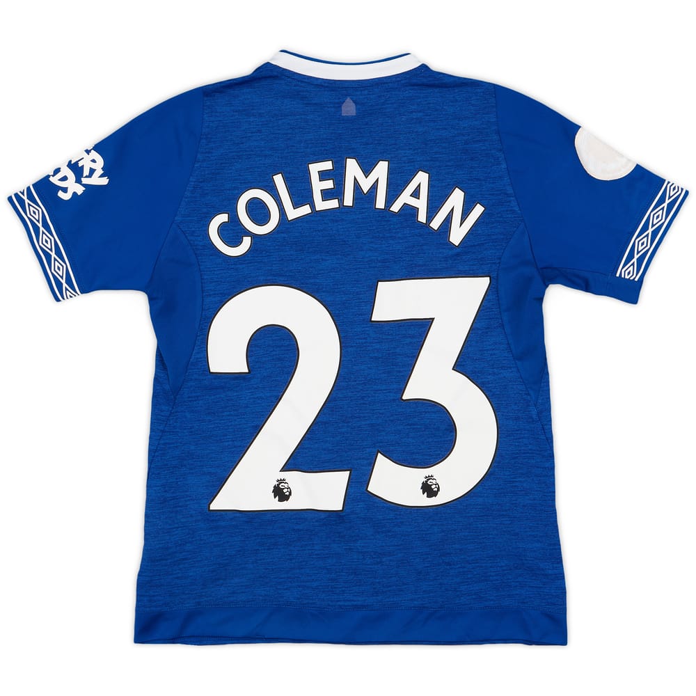 2018-19 Everton Home Shirt Coleman #23 - 7/10 - (S.Boys)