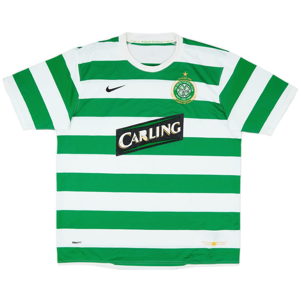 2007-08 Celtic Home Shirt - 4/10 - (XL)