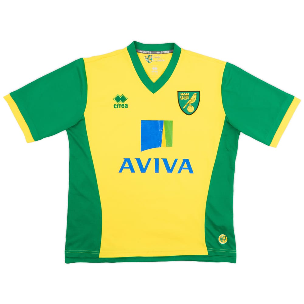 2013-14 Norwich Home Shirt - 6/10 - (M)