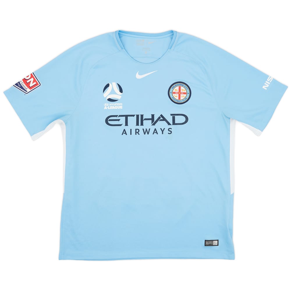 2017-18 Melbourne City Home Shirt - 9/10 - (XL)