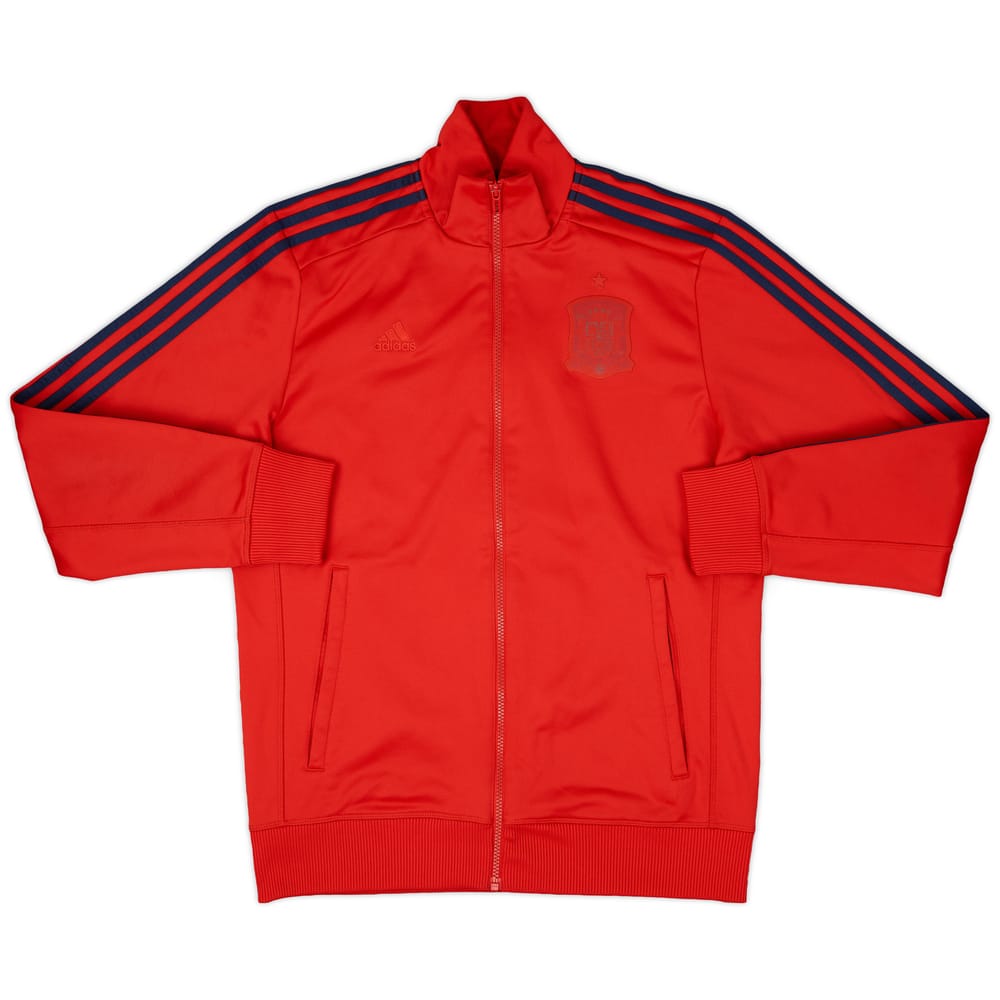 2015-16 Spain adidas 1/4 Zip Drill Top - 9/10 - (M)