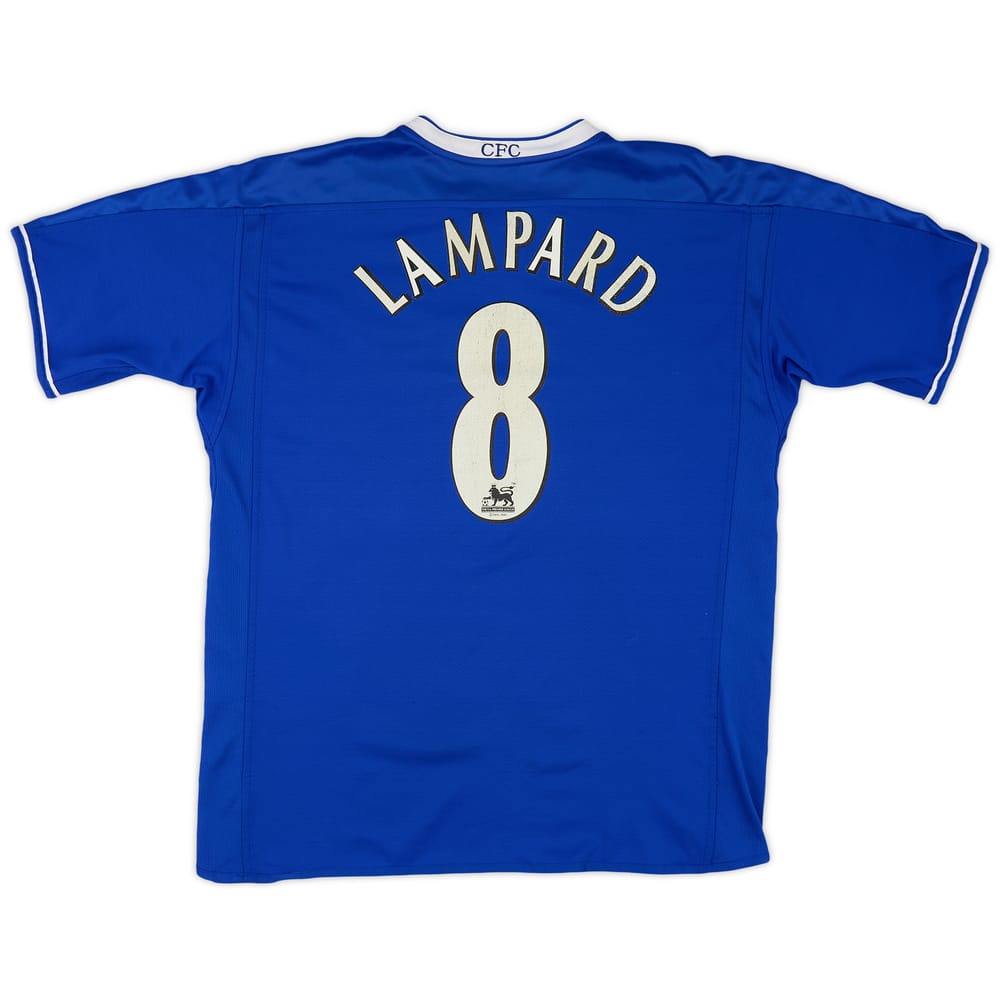 2003-05 Chelsea Home Shirt Lampard #8 - 6/10 - (XL)