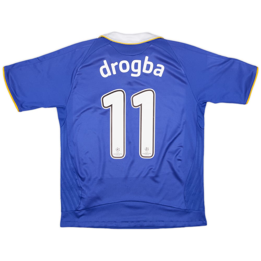 2008-09 Chelsea Home Shirt Drogba #11 - 7/10 - (XL.Boys)