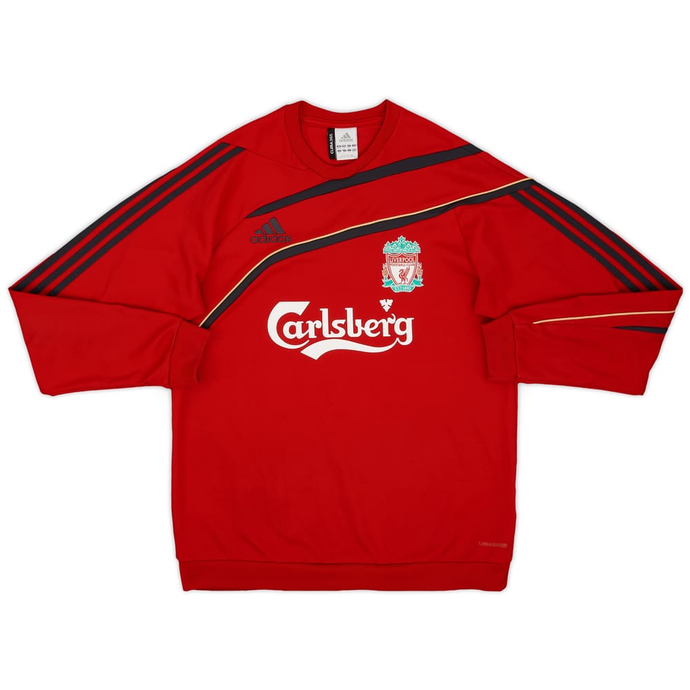 2009-10 Liverpool adidas Sweat Top - 7/10 - (S)