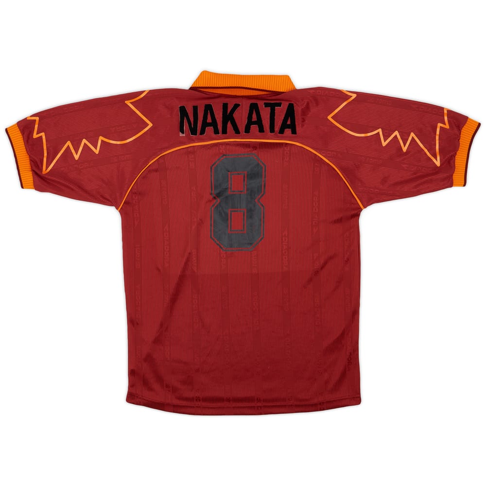 1999-00 Roma Home Shirt Nakata #8 - 4/10 - (L)