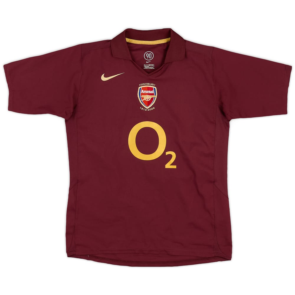 2005-06 Arsenal Home Shirt - 8/10 - (L.Boys)