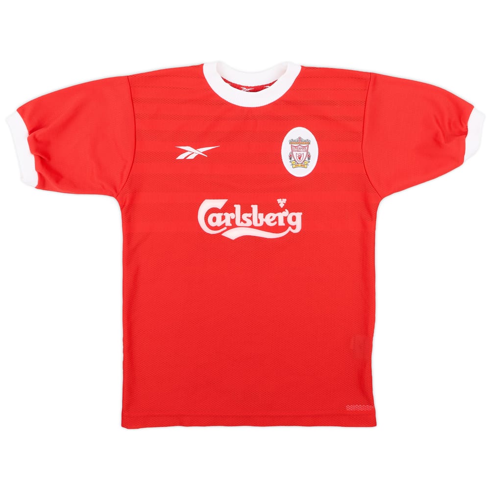 1998-00 Liverpool Home Shirt - 8/10 - (M.Boys)