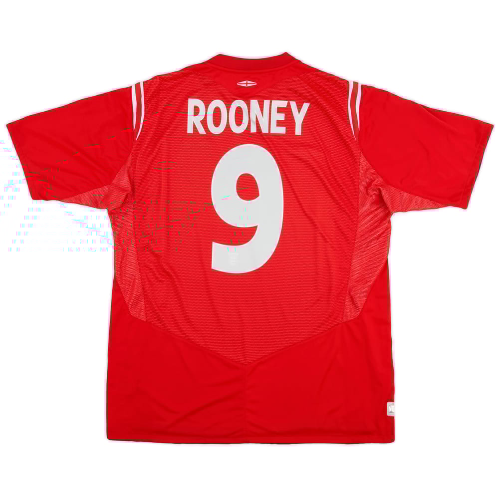 2004-06 England Away Shirt Rooney #9 - 6/10 - (XL)