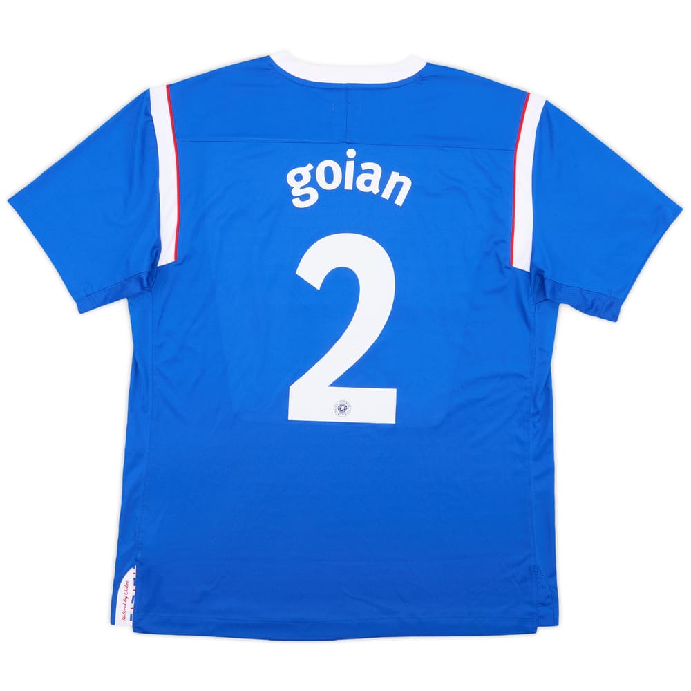 2011-12 Rangers Match Issue European Home Shirt Goian #2