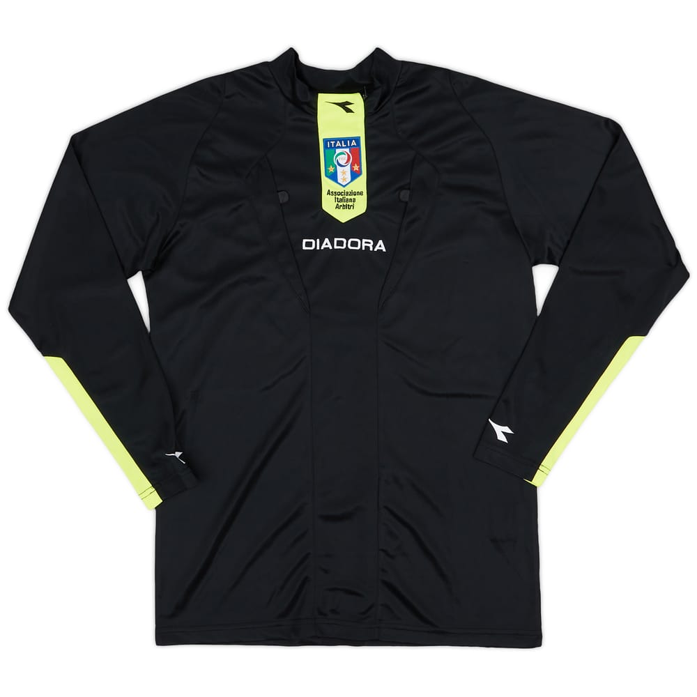 1990s Italy FIGC Diadora Referee L/S Shirt - 9/10 - (XS)
