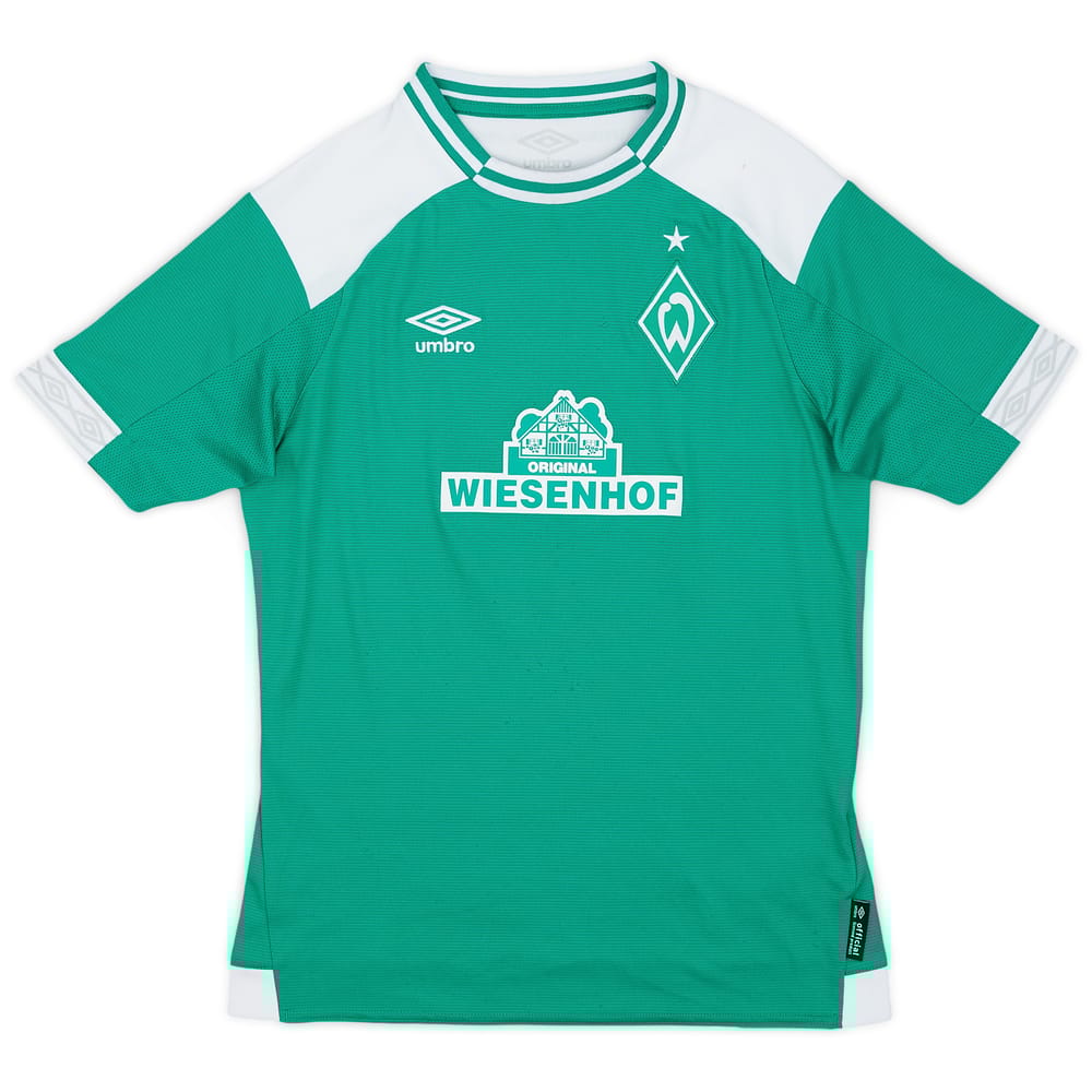 2018-19 Werder Bremen Home Shirt - 8/10 - (L.Boys)