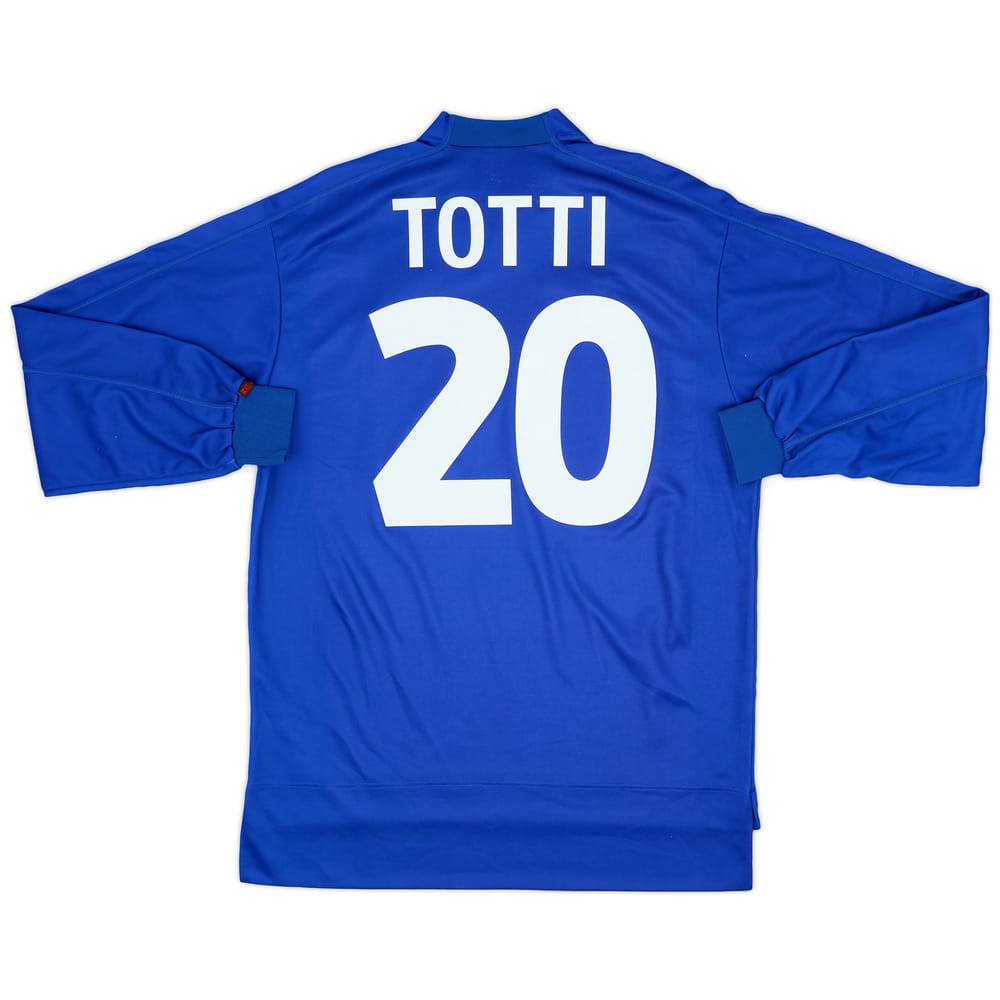 1998-99 Italy Home L/S Shirt Totti #20 - 9/10 - (M)
