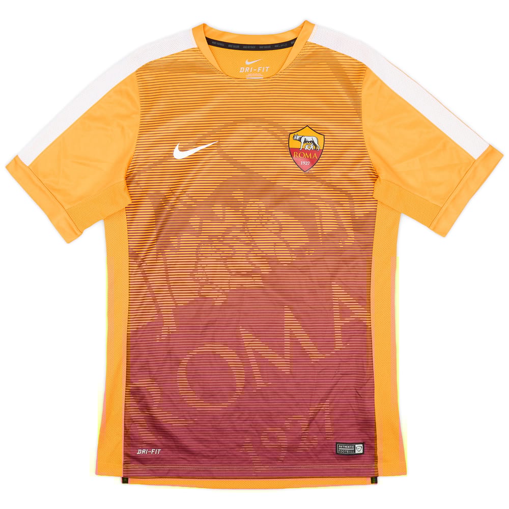 2018-19 Roma Nike Pre Match Training Shirt - 9/10 - (M)
