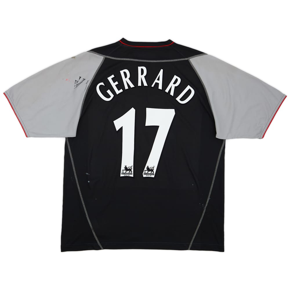 2002-04 Liverpool Away Shirt Gerrard #17 - 5/10 - (L)