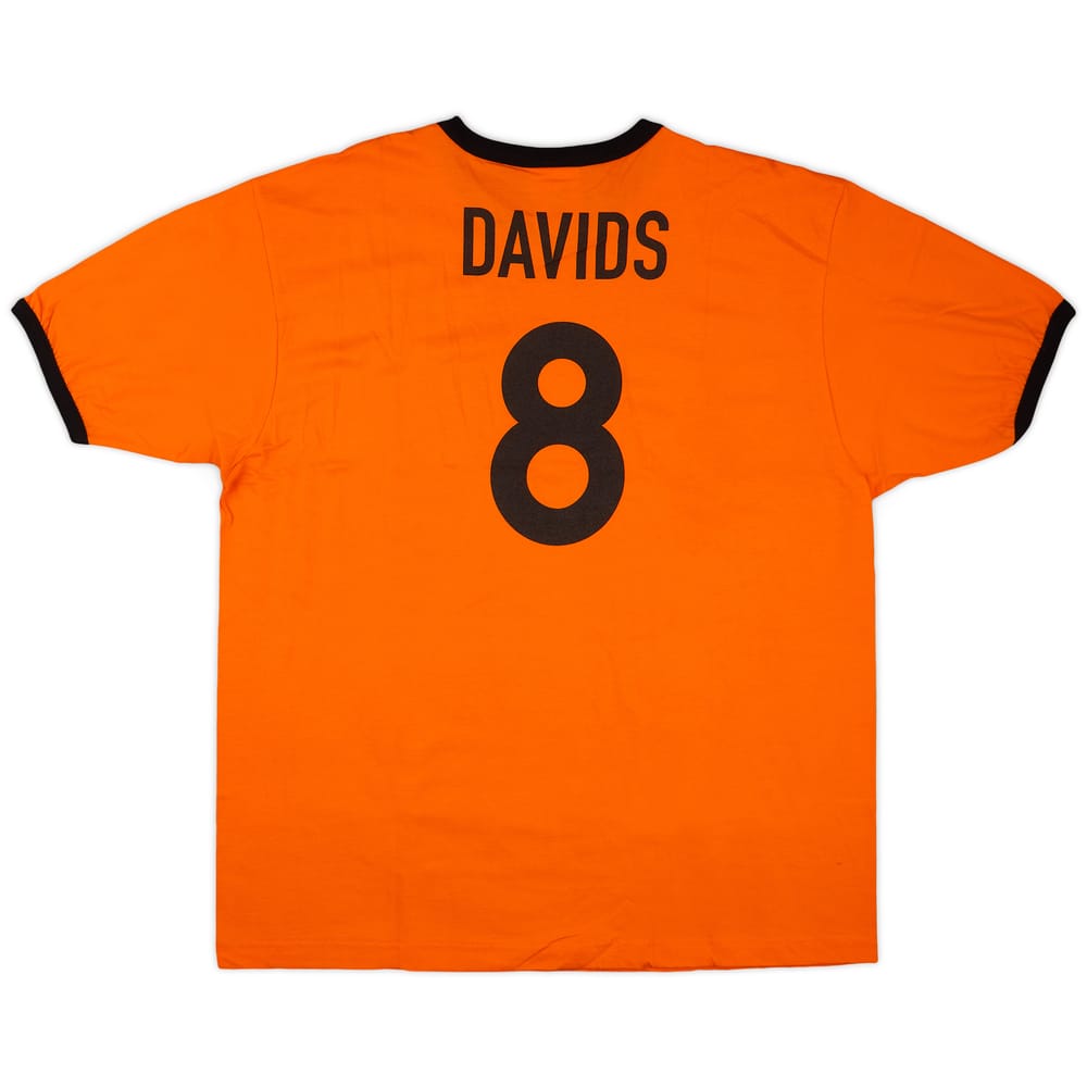 2000-01 Netherlands Nike Cotton Tee Davids #8 (XL)