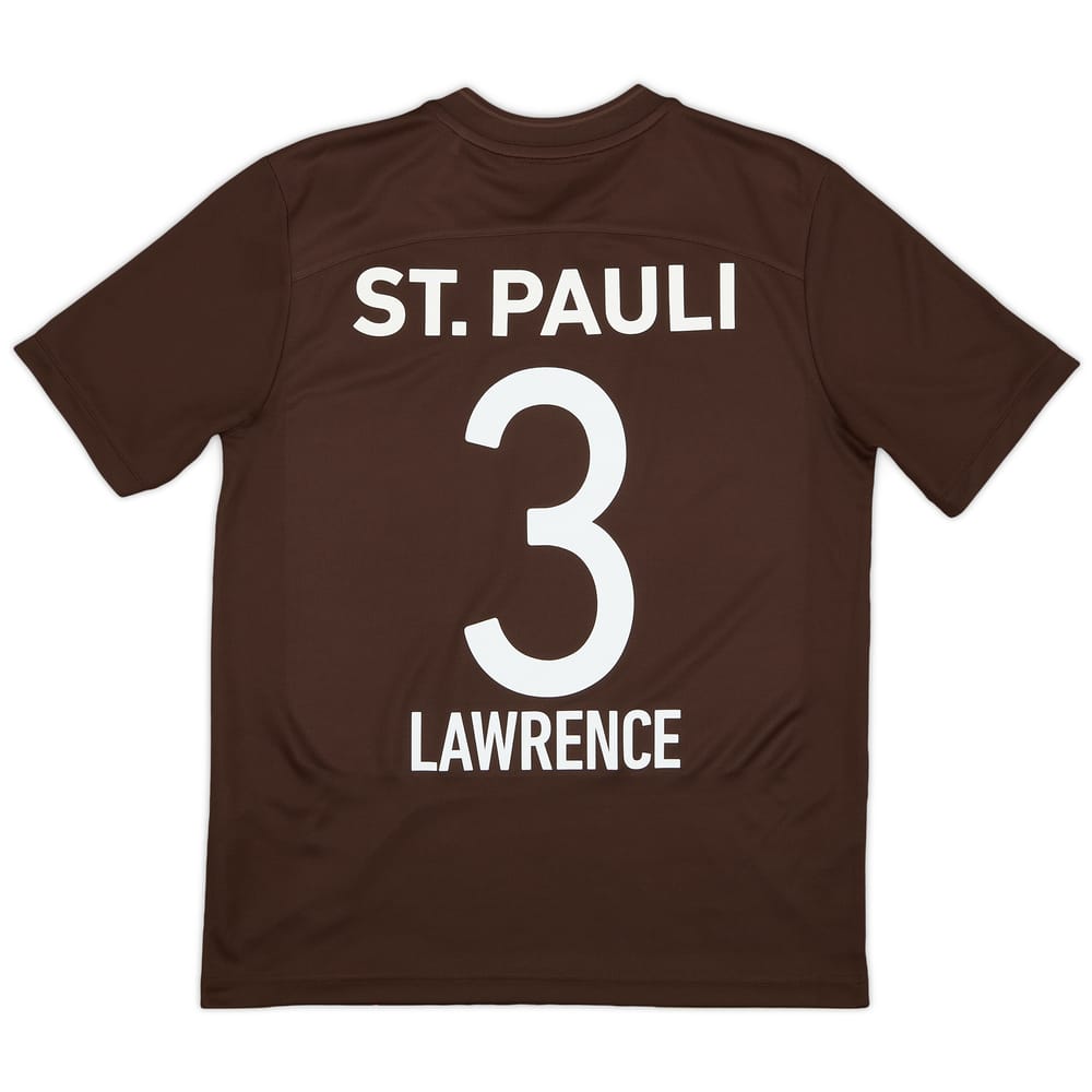 2021-22 St Pauli Home Shirt Lawrence #3 - 7/10 - (S)