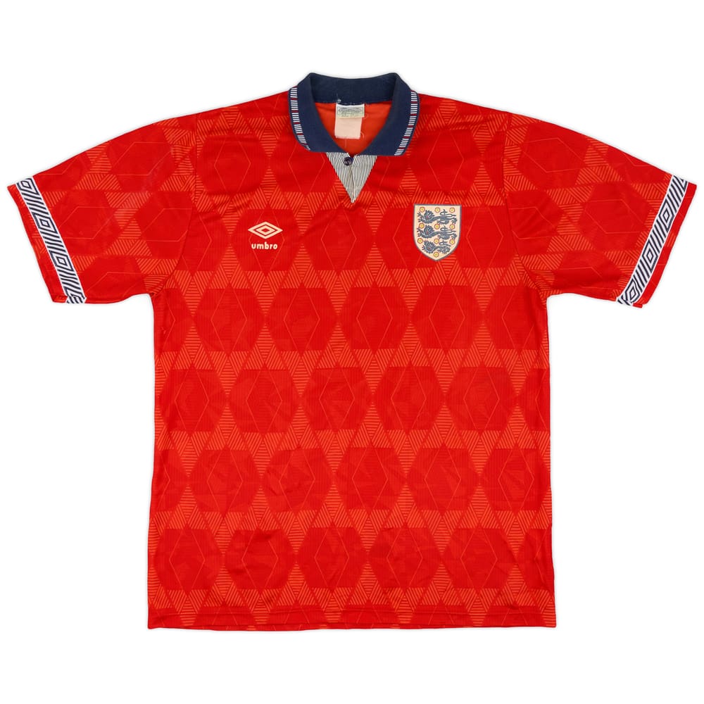 1990-93 England Away Shirt - 6/10 - (L)