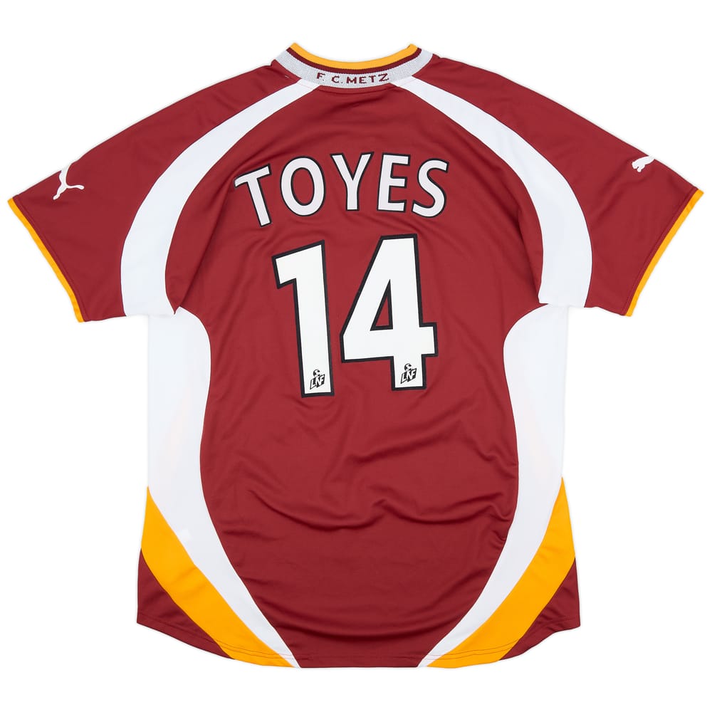 2001-02 Metz Home Shirt Toyes #14 - 9/10 - (M)
