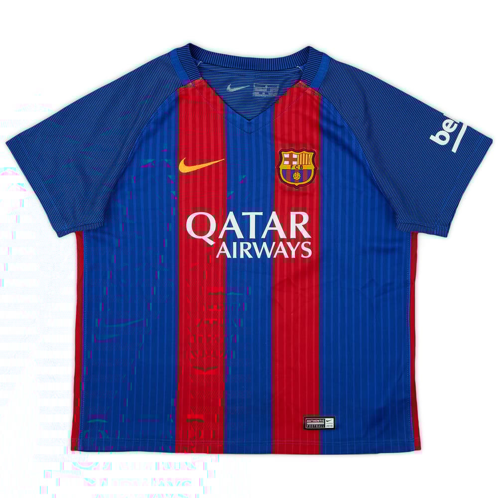 2016-17 Barcelona Home Shirt - 9/10 - (6-7 Years)