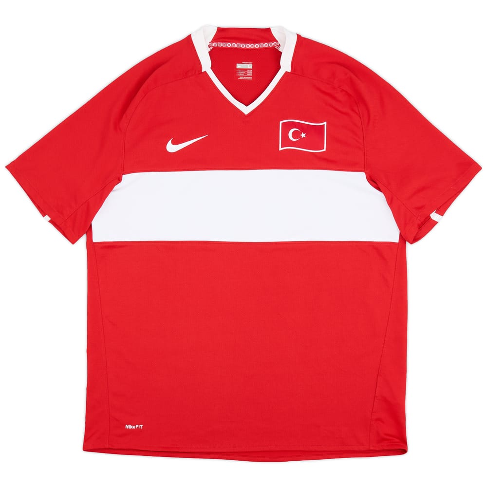 2008-10 Turkey Home Shirt - 9/10 - (L)