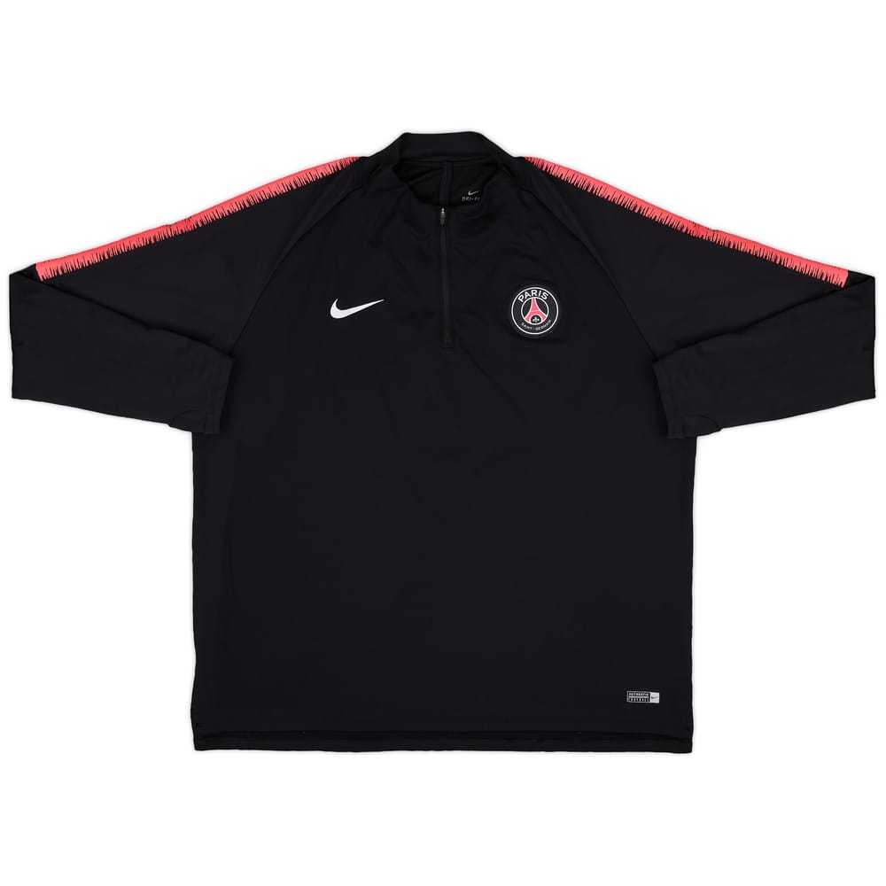2018-19 Paris Saint-Germain Nike 1/4 Zip Drill Top - 8/10 - (XXL)